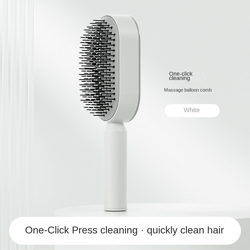 LuxeGlow Self-Cleaning Scalp Massage Brush