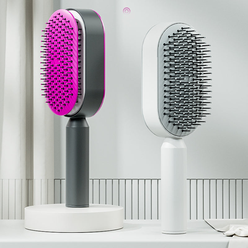 LuxeGlow Self-Cleaning Scalp Massage Brush
