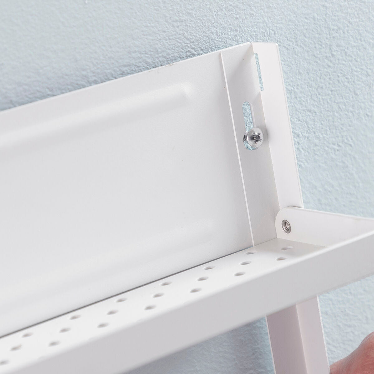 Magnetic Kitchen Storage Rack with Hooks