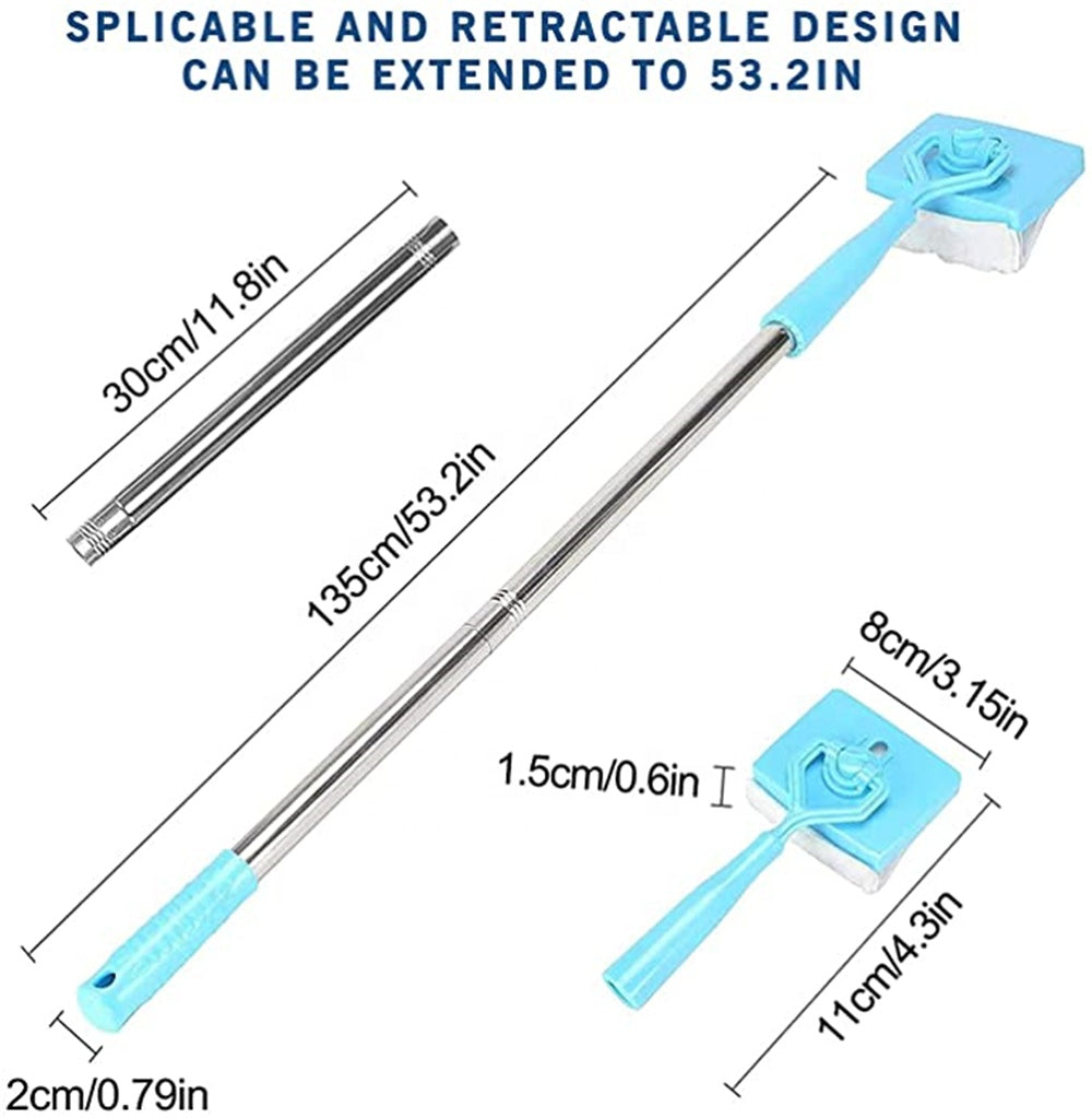 360° Baseboard Cleaning Mop with Extendable Handle